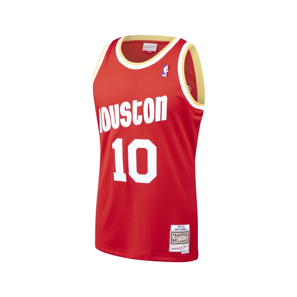 Mens Houston Rockets Sam Cassell Red 1993 94 Hardwood Classics Swingman Jersey,Houston Rockets,NBA,JERSEY with free shipping