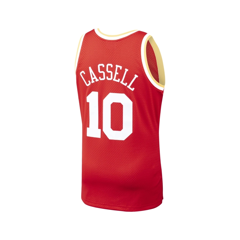 Mens Houston Rockets Sam Cassell Red 1993 94 Hardwood Classics Swingman Jersey,Houston Rockets,NBA,JERSEY with free shipping