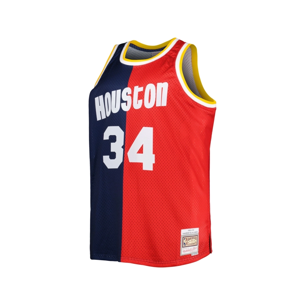 Mens Houston Rockets Navy Red Big Tall Hardwood Classics 1993 94 Split Swingman Jersey,Houston Rockets,NBA,JERSEY with free ship