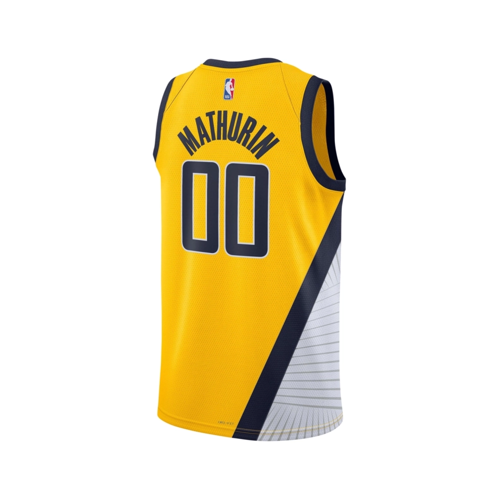Unisex Indiana Pacers Bennedict Mathurin Gold Swingman Jersey - Statement Edition,Indiana Pacers,NBA,JERSEY with free shipping