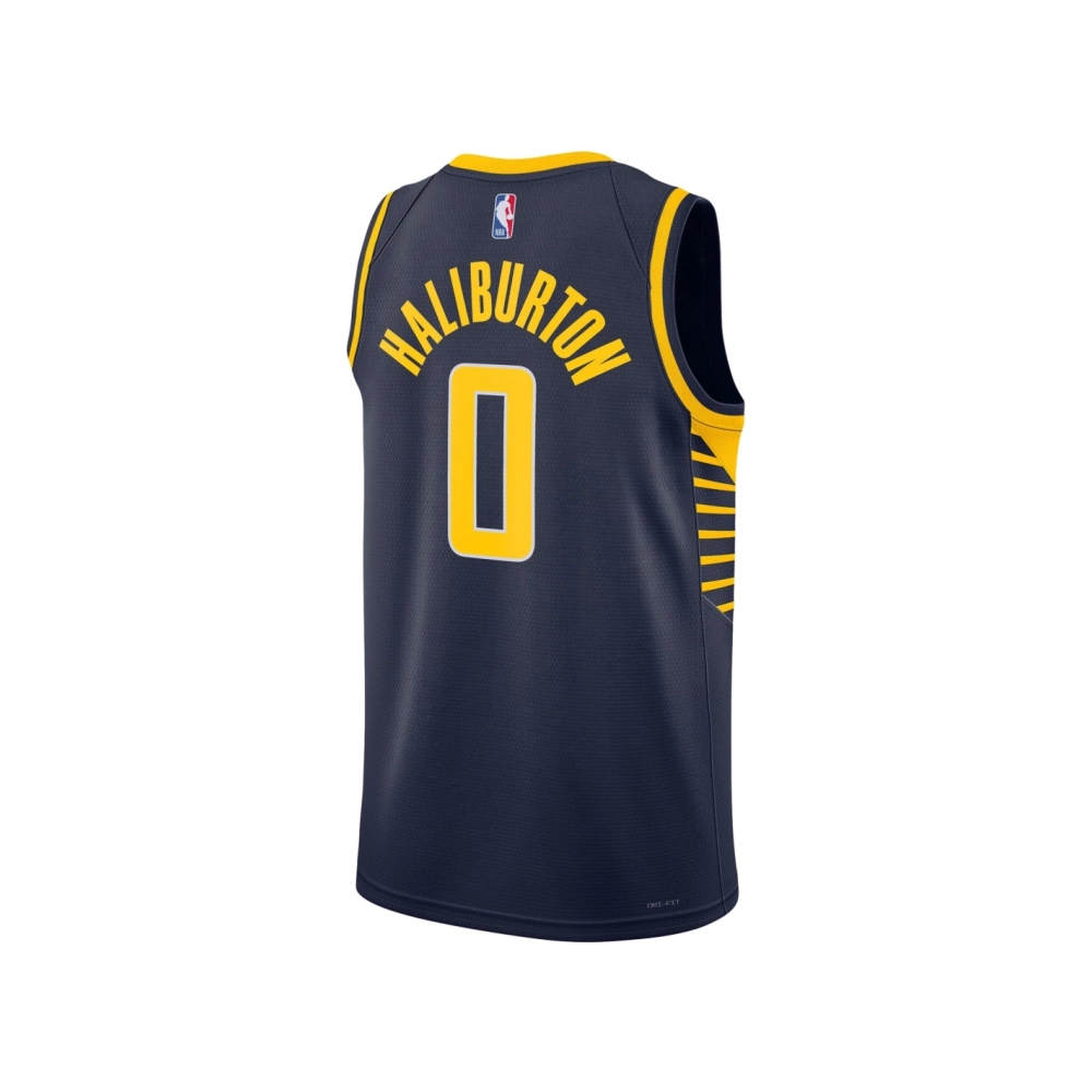 Unisex Indiana Pacers Tyrese Haliburton Navy Swingman Jersey - Icon Edition,Indiana Pacers,NBA,JERSEY with free shipping