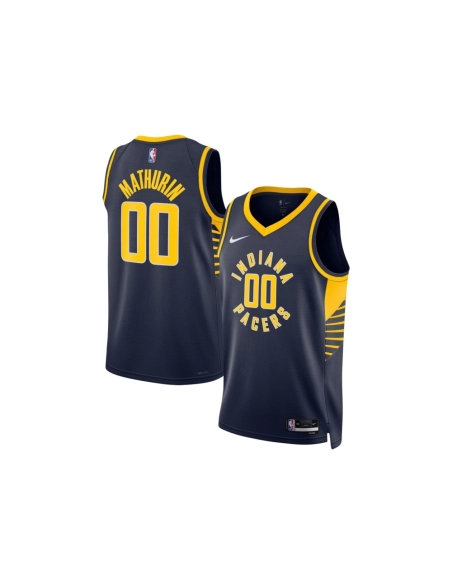 Unisex Indiana Pacers Bennedict Mathurin Navy Swingman Jersey - Icon Edition,Indiana Pacers,NBA,JERSEY with free shipping