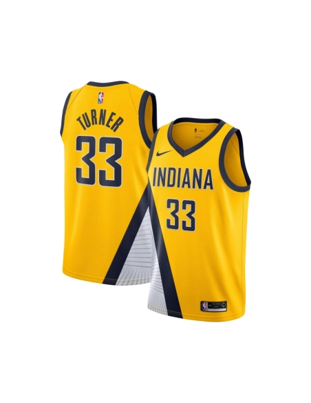 Mens Indiana Pacers Myles Turner Gold Swingman Jersey - Statement Edition,Indiana Pacers,NBA,JERSEY with free shipping