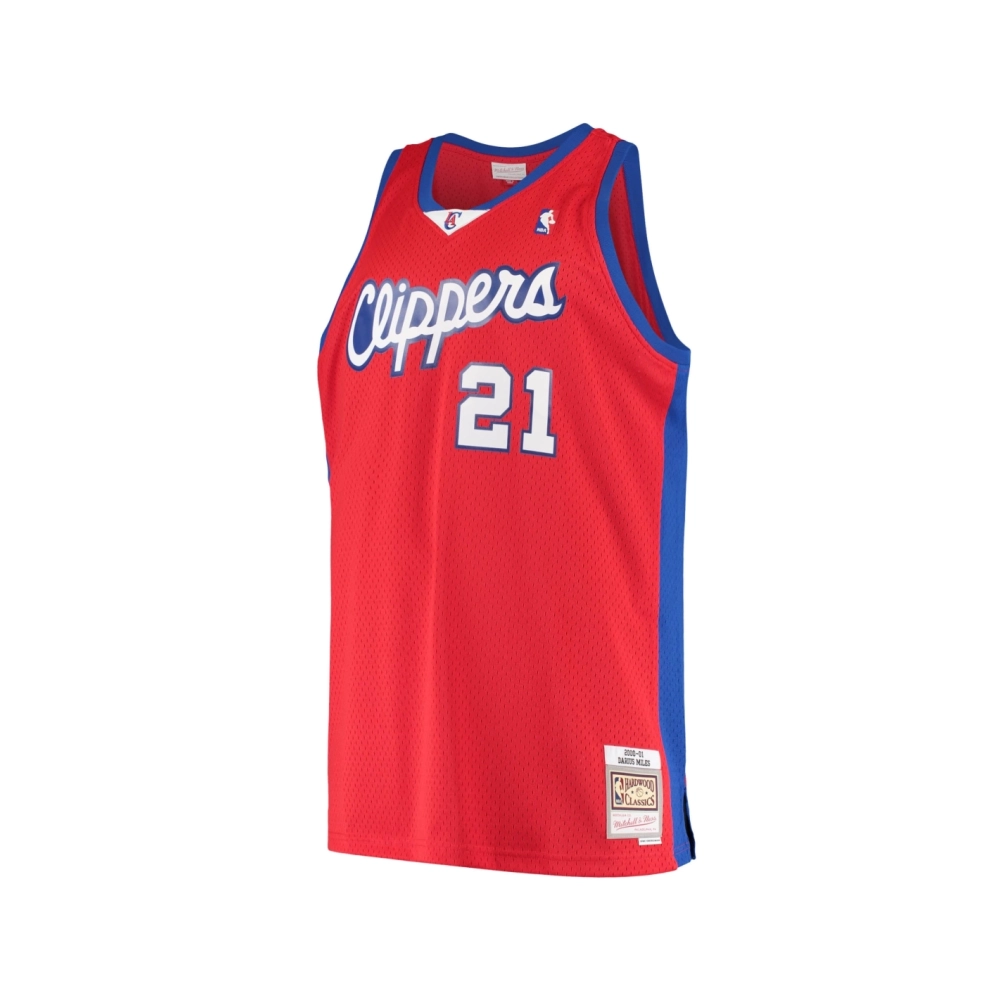 Mens LA Clippers Darius Miles Red Hardwood Classics Swingman Jersey,LA Clippers,NBA,JERSEY with free shipping