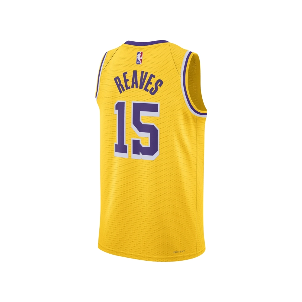 Unisex Los Angeles Lakers Austin Reaves Gold Swingman Jersey - Icon Edition,Los Angeles Lakers,NBA,JERSEY with free shipping