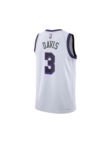 Unisex Los Angeles Lakers Anthony Davis White 2022 23 Swingman Jersey - City Edition,Los Angeles Lakers,NBA,JERSEY with free shi