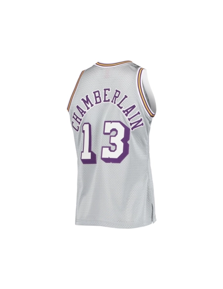 Mens Los Angeles Lakers Wilt Chamberlain Silver 75th Anniversary 1971 72 Hardwood Classics Swingman Jersey,Los Angeles Lakers,NB