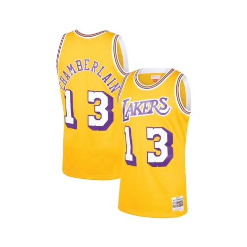 Mens Los Angeles Lakers Wilt Chamberlain Gold 1971 72 Hardwood Classics Swingman Jersey,Los Angeles Lakers,NBA,JERSEY with free 