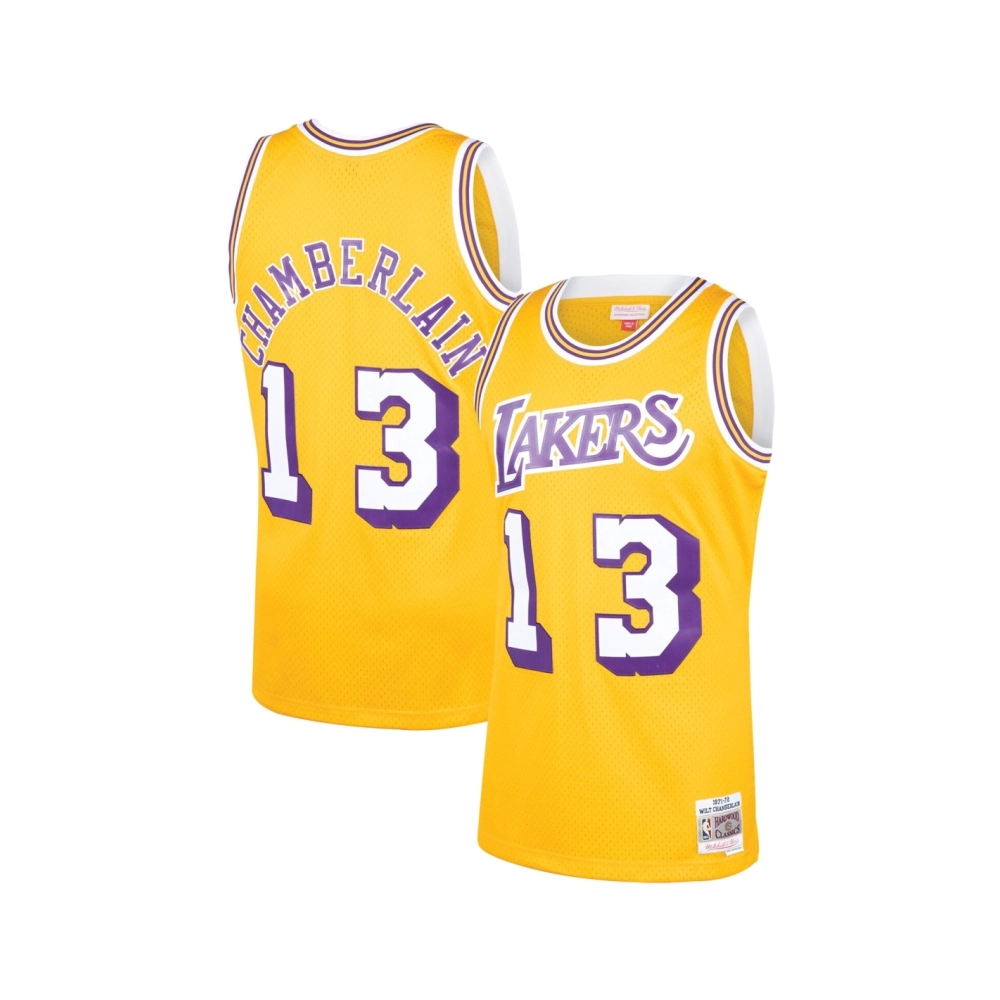 Mens Los Angeles Lakers Wilt Chamberlain Gold 1971 72 Hardwood Classics Swingman Jersey,Los Angeles Lakers,NBA,JERSEY with free 