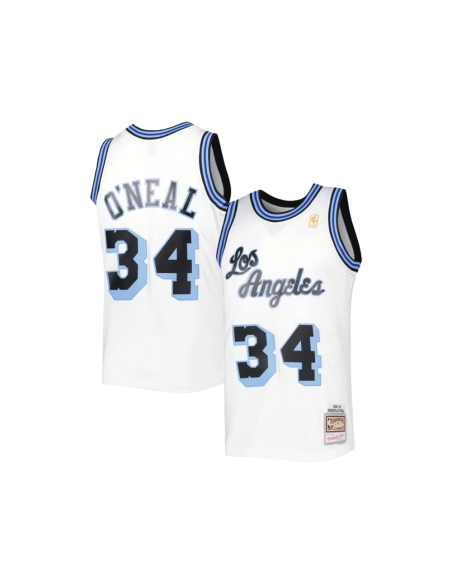 Mens Los Angeles Lakers Shaquille ONeal White 1996-97 Hardwood Classics Reload 3.0 Swingman Jersey,Los Angeles Lakers,NBA,JERSEY