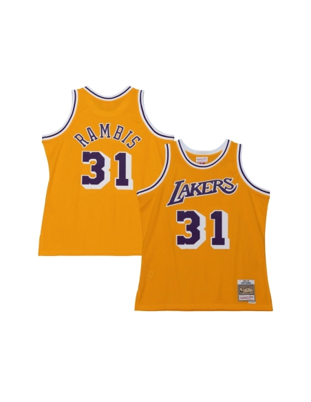 Mens Los Angeles Lakers Kurt Rambis Gold 1984 85 Swingman Jersey,Los Angeles Lakers,NBA,JERSEY with free shipping