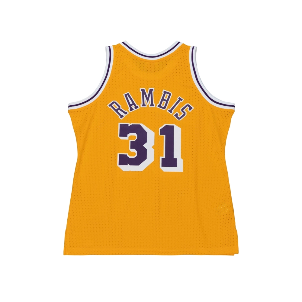 Mens Los Angeles Lakers Kurt Rambis Gold 1984 85 Swingman Jersey,Los Angeles Lakers,NBA,JERSEY with free shipping