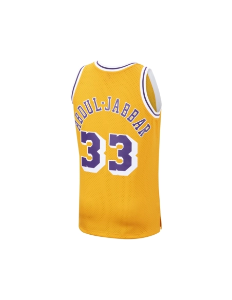 Mens Los Angeles Lakers Kareem Abdul-Jabbar Gold Hardwood Classics Swingman Jersey,Los Angeles Lakers,NBA,JERSEY with free shipp
