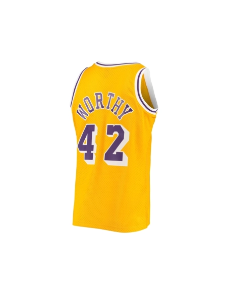 Mens Los Angeles Lakers James Worthy Gold 1984 85 Hardwood Classics Swingman Jersey,Los Angeles Lakers,NBA,JERSEY with free ship