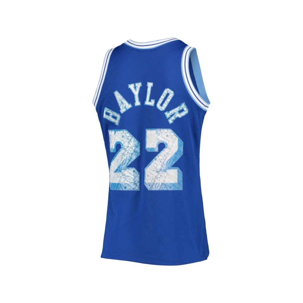 Mens Los Angeles Lakers Elgin Baylor Royal 1996 97 Hardwood Classics NBA 75th Anniversary Diamond Swingman Jersey,Los Angeles La