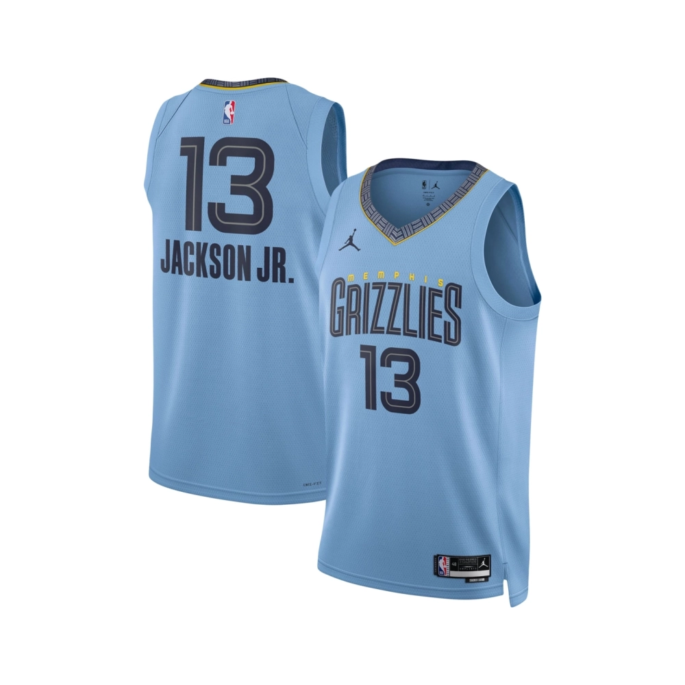 Unisex Memphis Grizzlies Jaren Jackson Jr. Light Blue Swingman Jersey - Statement Edition,Memphis Grizzlies,NBA,JERSEY with free