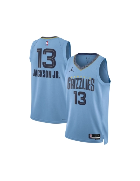Unisex Memphis Grizzlies Jaren Jackson Jr. Light Blue Swingman Jersey - Statement Edition,Memphis Grizzlies,NBA,JERSEY with free