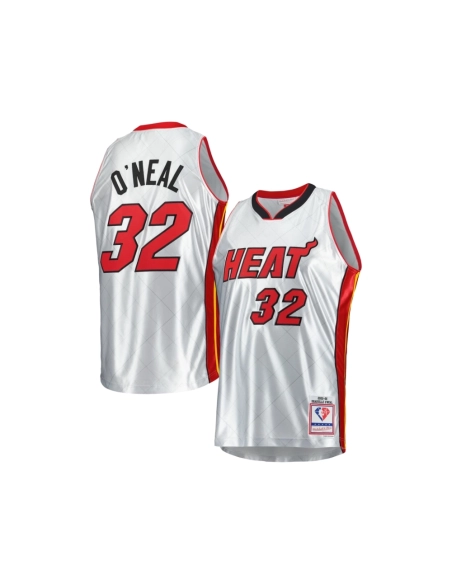 Mens Miami Heat Shaquille ONeal Platinum 2005 06 Hardwood Classics 75th Anniversary Swingman Jersey,Miami Heat,NBA,JERSEY with f