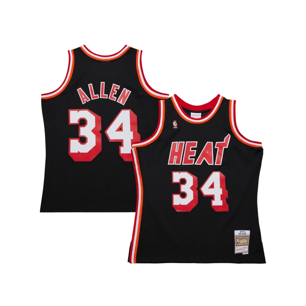 Mens Miami Heat Ray Allen Black 2013 14 Hardwood Classics Swingman Jersey,Miami Heat,NBA,JERSEY with free shipping