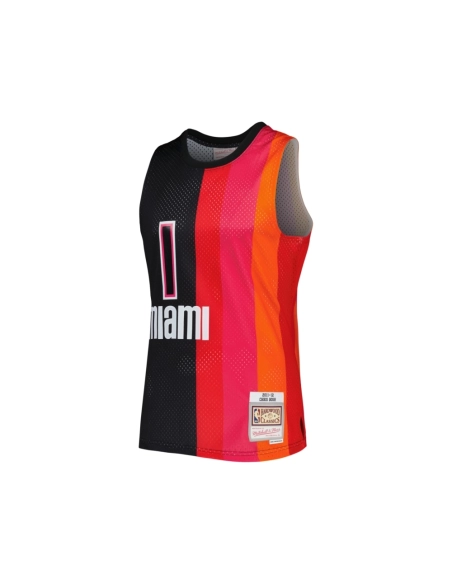 Mens Miami Heat Chris Bosh Black Red Hardwood Classics 2011 12 Split Swingman Jersey,Miami Heat,NBA,JERSEY with free shipping
