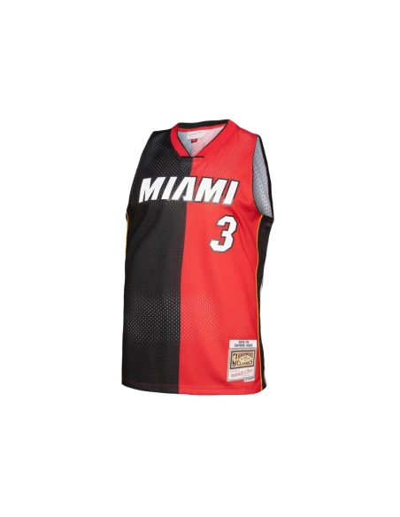 Mens Miami Heat Black Red Big Tall Hardwood Classics 2005 06 Split Swingman Jersey,Miami Heat,NBA,JERSEY with free shipping