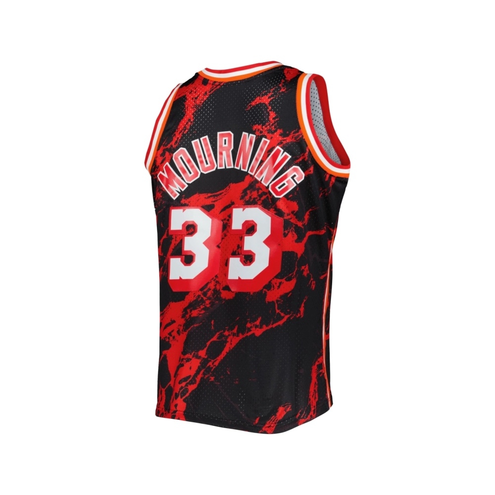 Mens Miami Heat Alonzo Mourning Black 1996 97 Hardwood Classics Marble Swingman Jersey,Miami Heat,NBA,JERSEY with free shipping