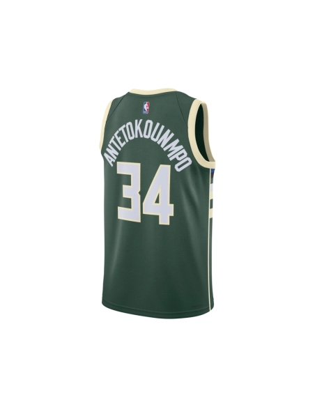 Unisex Milwaukee Bucks Giannis Antetokounmpo Hunter Green Swingman Jersey - Icon Edition,Milwaukee Bucks,NBA,JERSEY with free sh