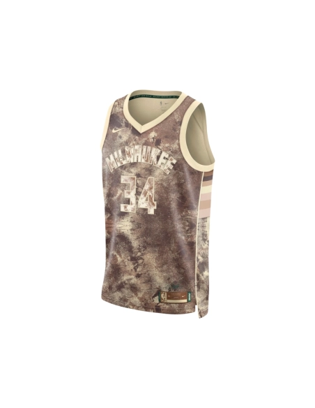 Unisex Milwaukee Bucks Giannis Antetokounmpo Brown Select Series Swingman Jersey,Milwaukee Bucks,NBA,JERSEY with free shipping