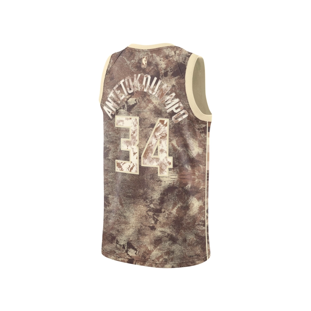 Unisex Milwaukee Bucks Giannis Antetokounmpo Brown Select Series Swingman Jersey,Milwaukee Bucks,NBA,JERSEY with free shipping