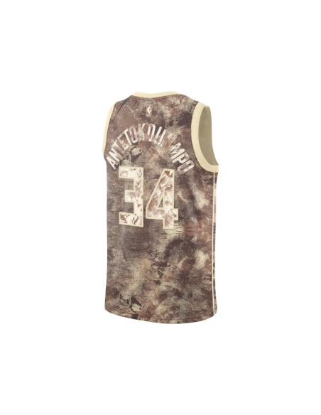 Unisex Milwaukee Bucks Giannis Antetokounmpo Brown Select Series Swingman Jersey,Milwaukee Bucks,NBA,JERSEY with free shipping