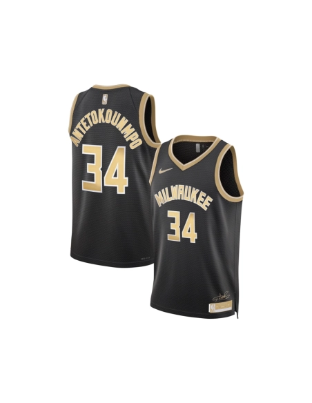 Unisex Milwaukee Bucks Giannis Antetokounmpo Black Select Series Swingman Jersey,Milwaukee Bucks,NBA,JERSEY with free shipping