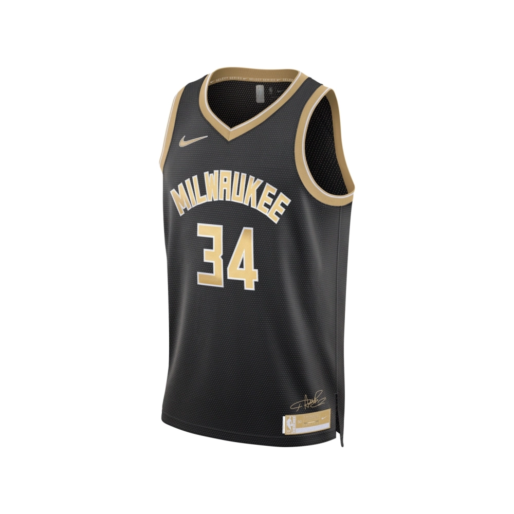 Unisex Milwaukee Bucks Giannis Antetokounmpo Black Select Series Swingman Jersey,Milwaukee Bucks,NBA,JERSEY with free shipping