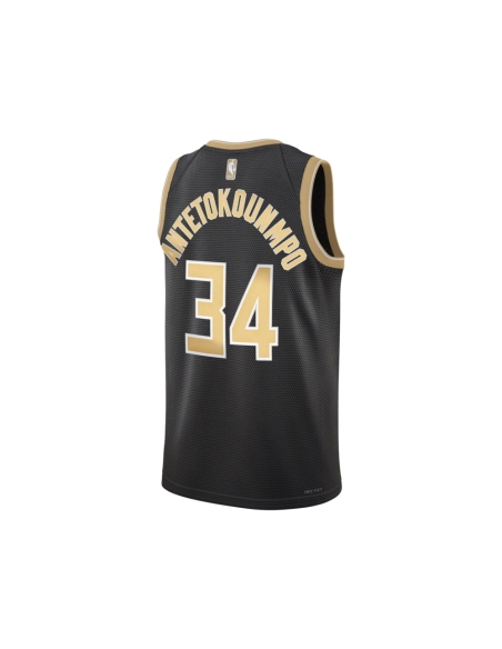 Unisex Milwaukee Bucks Giannis Antetokounmpo Black Select Series Swingman Jersey,Milwaukee Bucks,NBA,JERSEY with free shipping