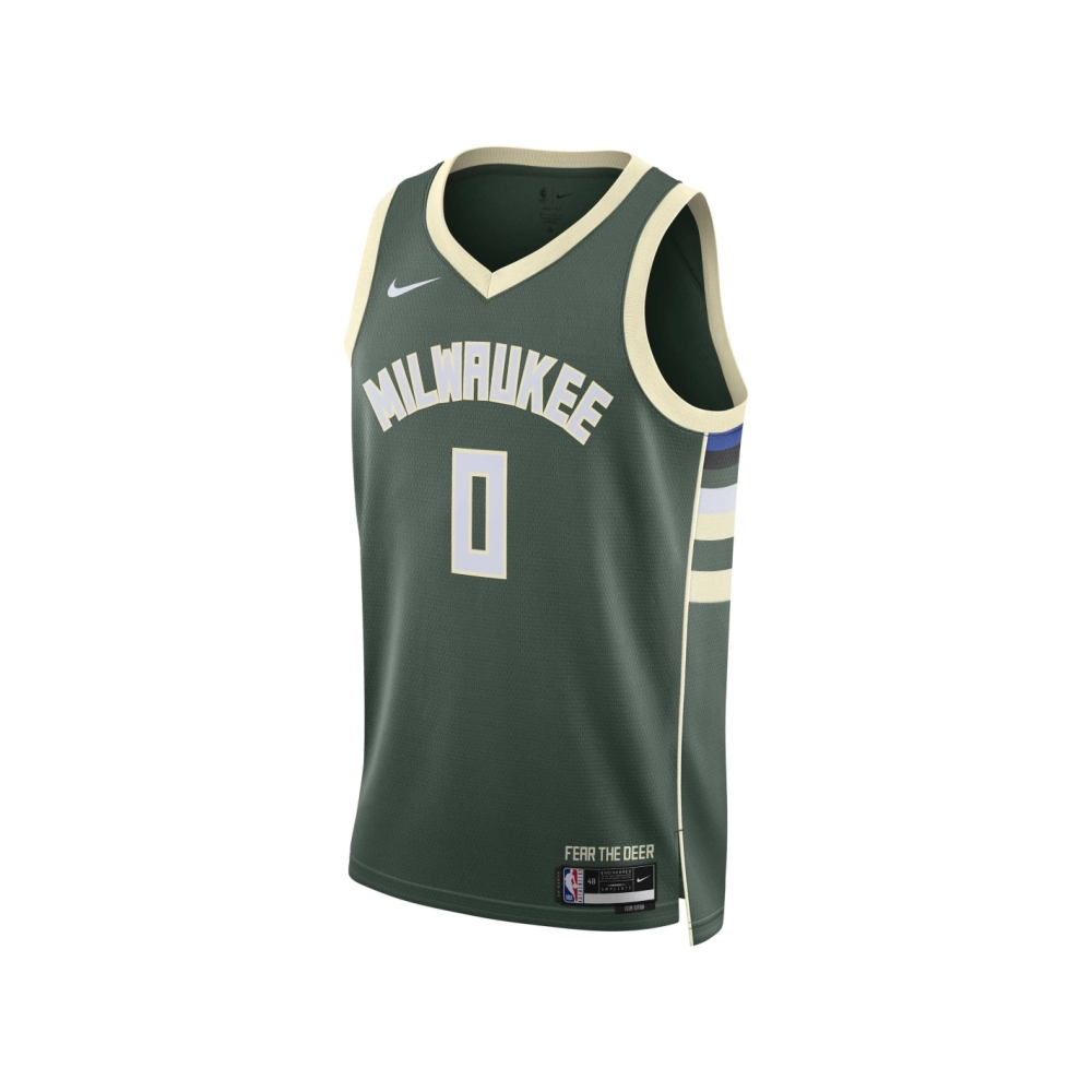 Unisex Milwaukee Bucks Damian Lillard Hunter Green Swingman Jersey - Icon Edition,Milwaukee Bucks,NBA,JERSEY with free shipping
