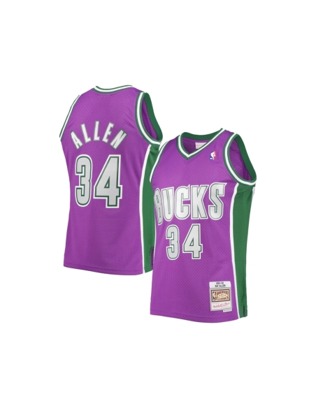Mens Milwaukee Bucks Ray Allen Purple 2001 02 Hardwood Classics Swingman Jersey,Milwaukee Bucks,NBA,JERSEY with free shipping