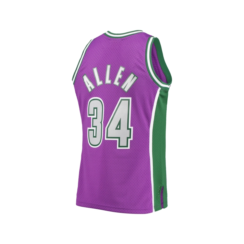 Mens Milwaukee Bucks Ray Allen Purple 2001 02 Hardwood Classics Swingman Jersey,Milwaukee Bucks,NBA,JERSEY with free shipping
