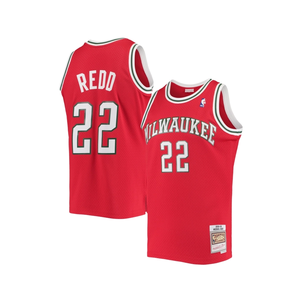 Mens Milwaukee Bucks Michael Redd Red 2001 02 Hardwood Classics Swingman Jersey,Milwaukee Bucks,NBA,JERSEY with free shipping