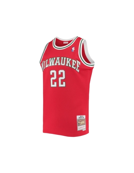 Mens Milwaukee Bucks Michael Redd Red 2001 02 Hardwood Classics Swingman Jersey,Milwaukee Bucks,NBA,JERSEY with free shipping