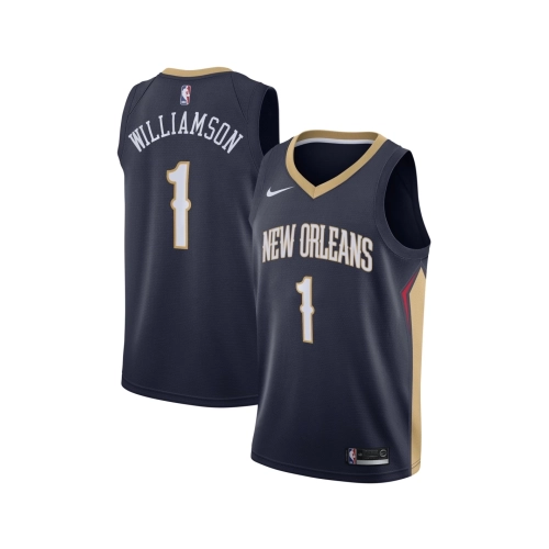 Mens New Orleans Pelicans Zion Williamson Navy 2019 NBA Draft First Round Pick Swingman Jersey - Icon Edition,New Orleans Pelica