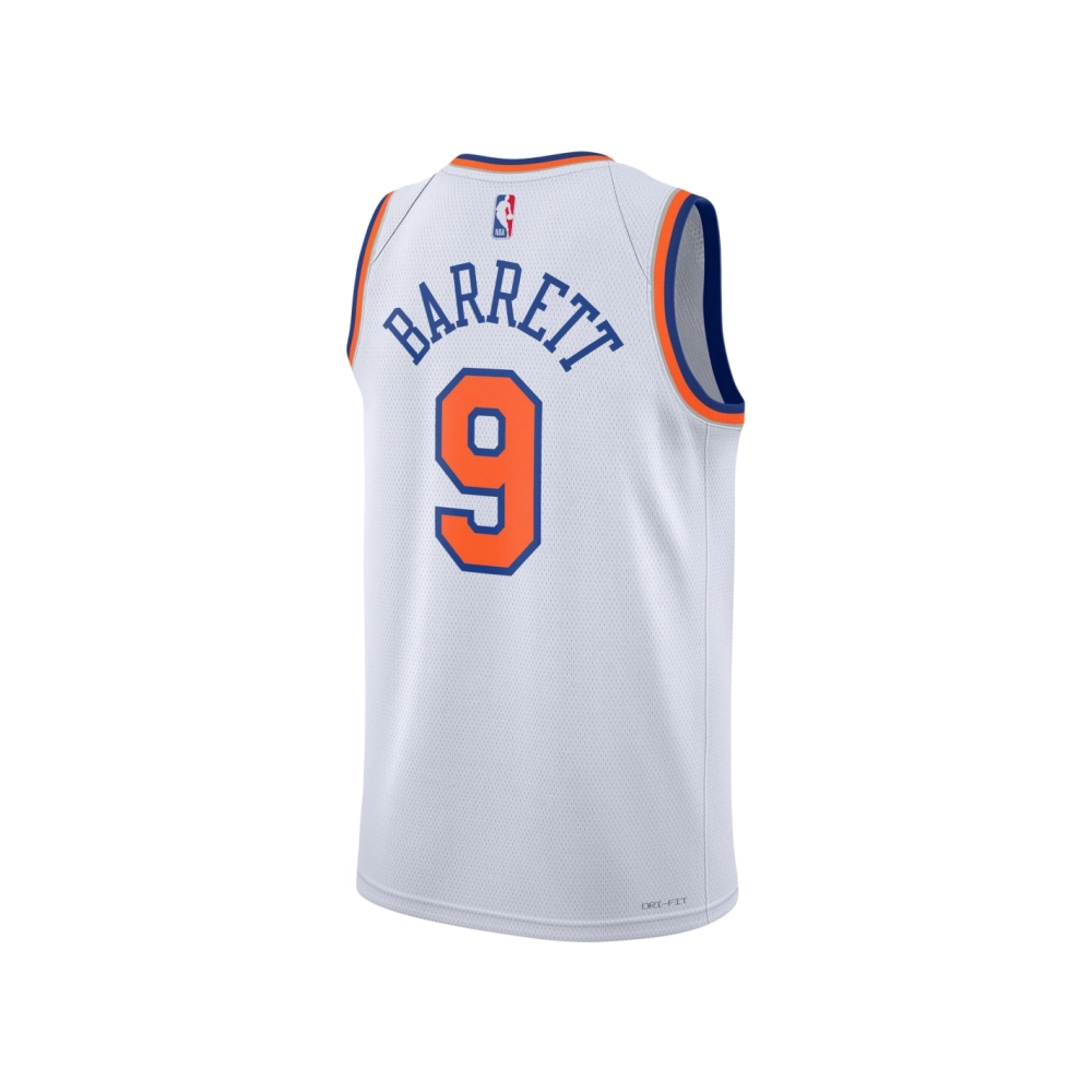 Unisex New York Knicks RJ Barrett White Swingman Jersey - Association Edition,New York Knicks,NBA,JERSEY with free shipping