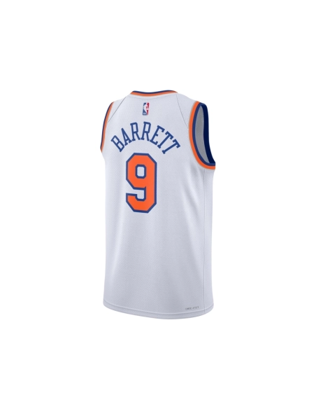 Unisex New York Knicks RJ Barrett White Swingman Jersey - Association Edition,New York Knicks,NBA,JERSEY with free shipping