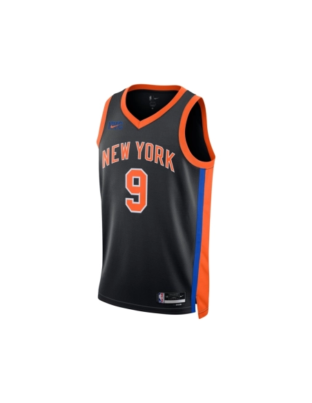 Unisex New York Knicks RJ Barrett Black 2022 23 Swingman Jersey - City Edition,New York Knicks,NBA,JERSEY with free shipping