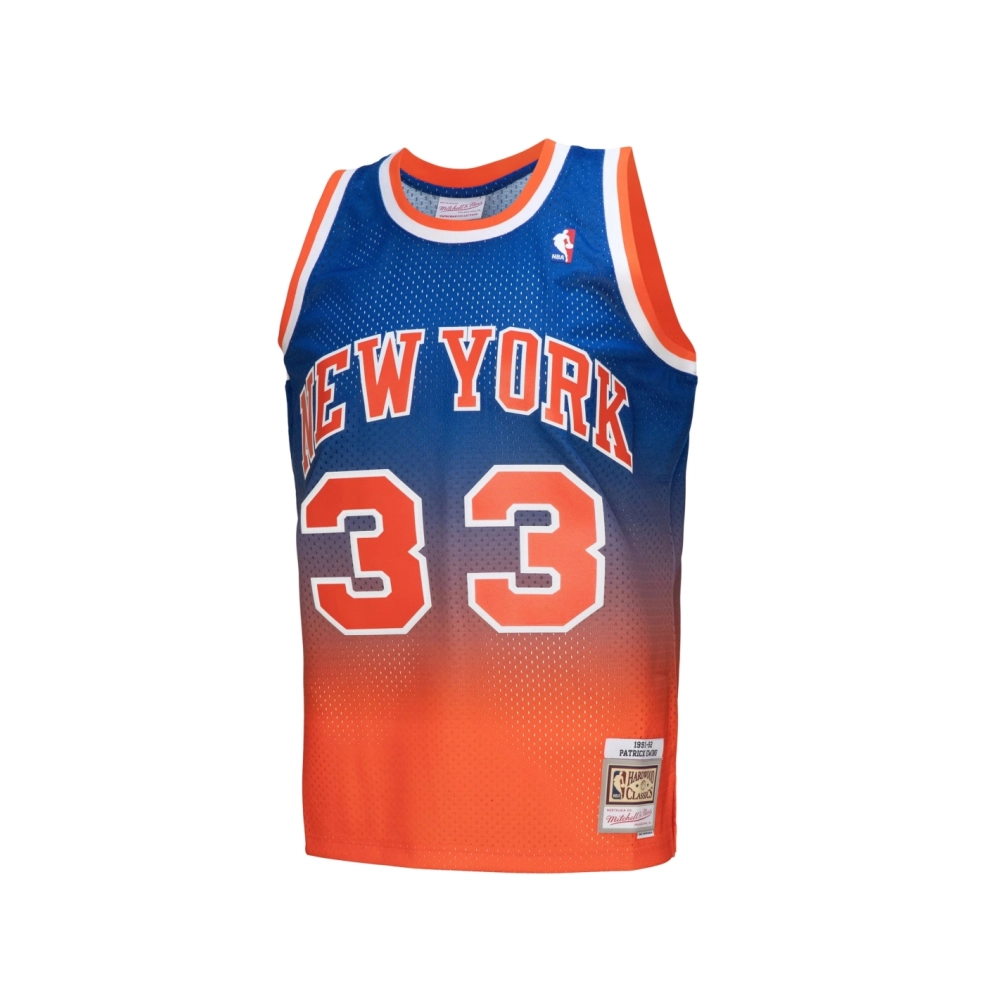 Mens New York Knicks Patrick Ewing Orange Royal 1991 92 Hardwood Classics Fadeaway Swingman Jersey,New York Knicks,NBA,JERSEY wi