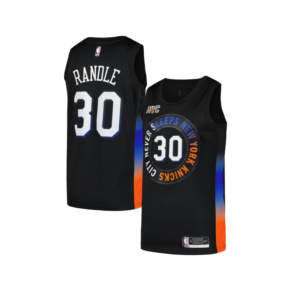 Mens New York Knicks Julius Randle Black Swingman Player Jersey - City Edition,New York Knicks,NBA,JERSEY with free shipping