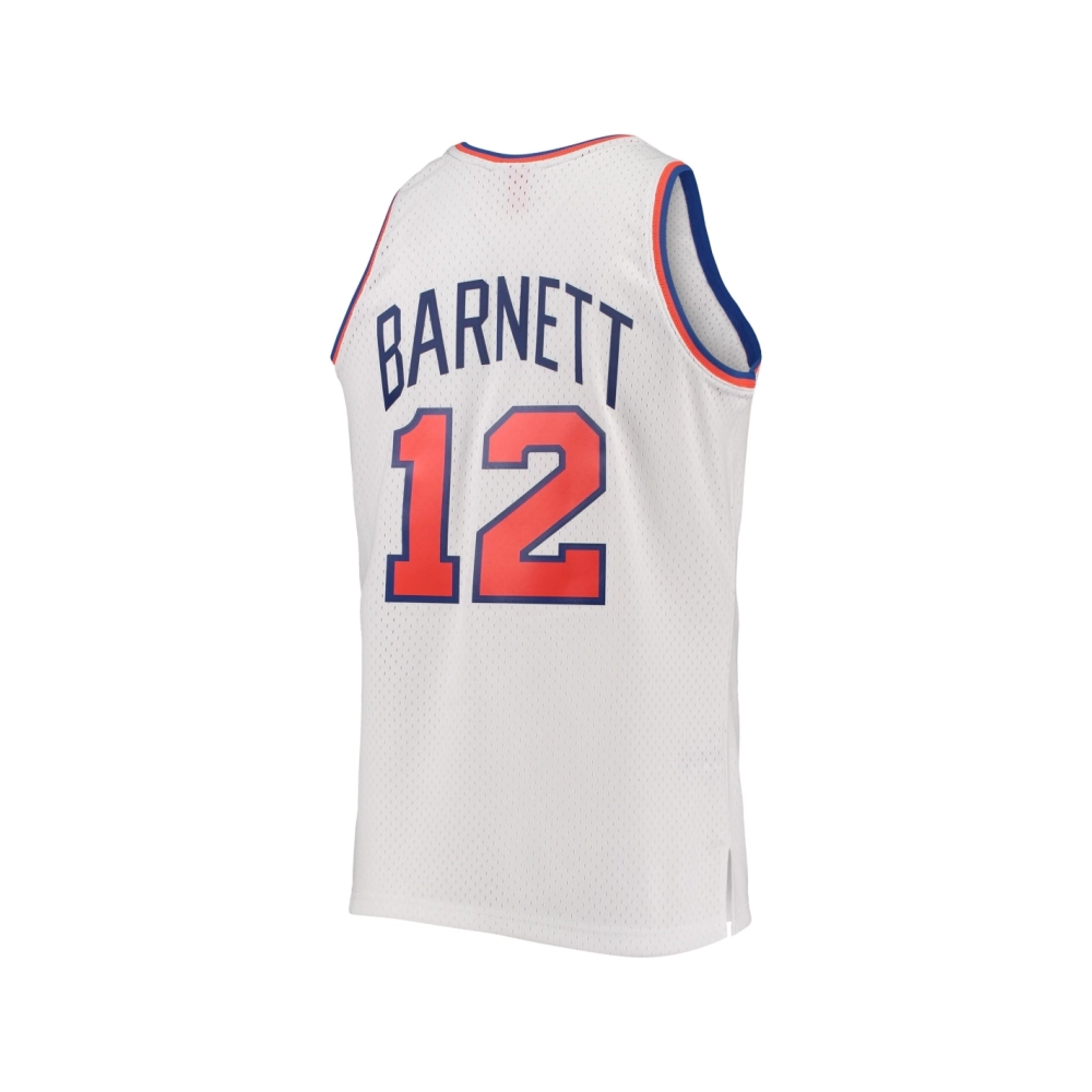 Mens New York Knicks Dick Barnett White 1969 70 Hardwood Classics Swingman Jersey,New York Knicks,NBA,JERSEY with free shipping