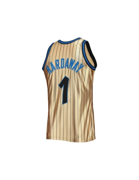 Mens Orlando Magic Penny Hardaway Gold 75th Anniversary 1993 94 Hardwood Classics Swingman Jersey,Orlando Magic,NBA,JERSEY with 