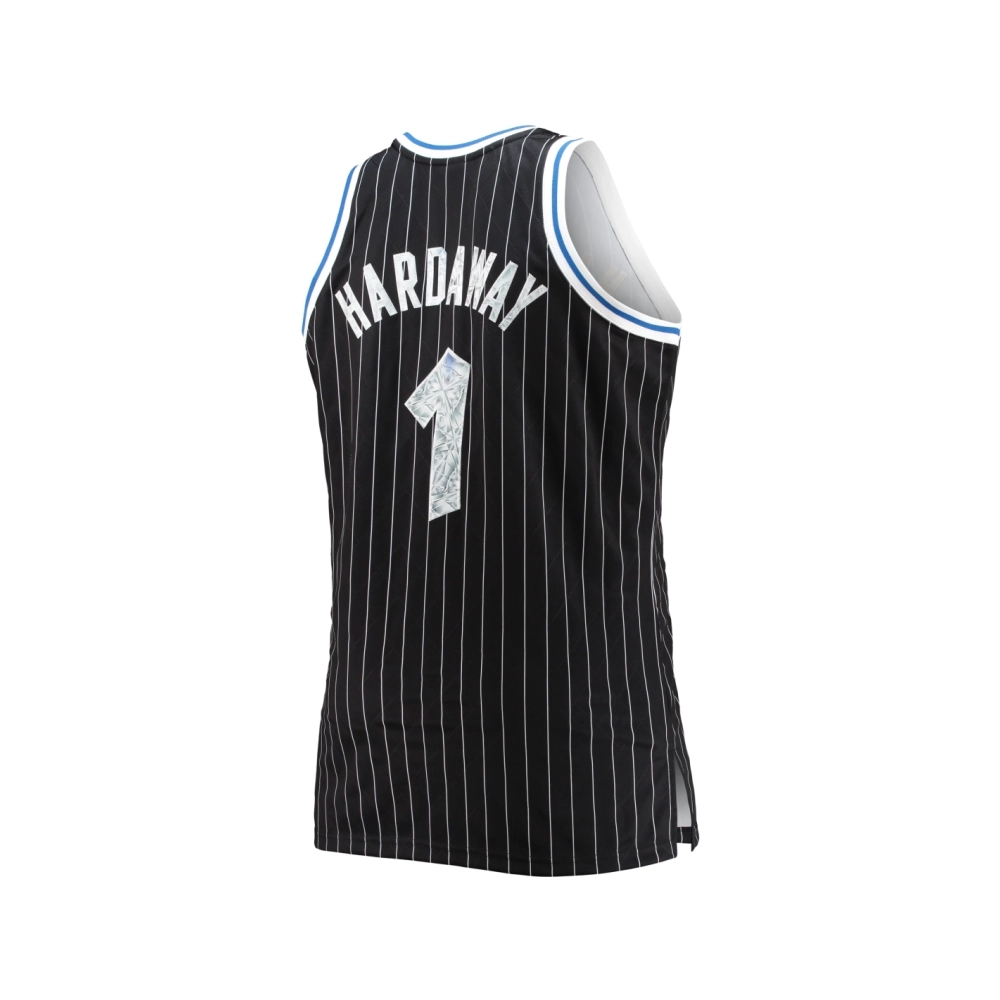 Mens Orlando Magic Penny Hardaway Black Big Tall 1994 95 NBA 75th Anniversary Diamond Swingman Jersey,Orlando Magic,NBA,JERSEY w