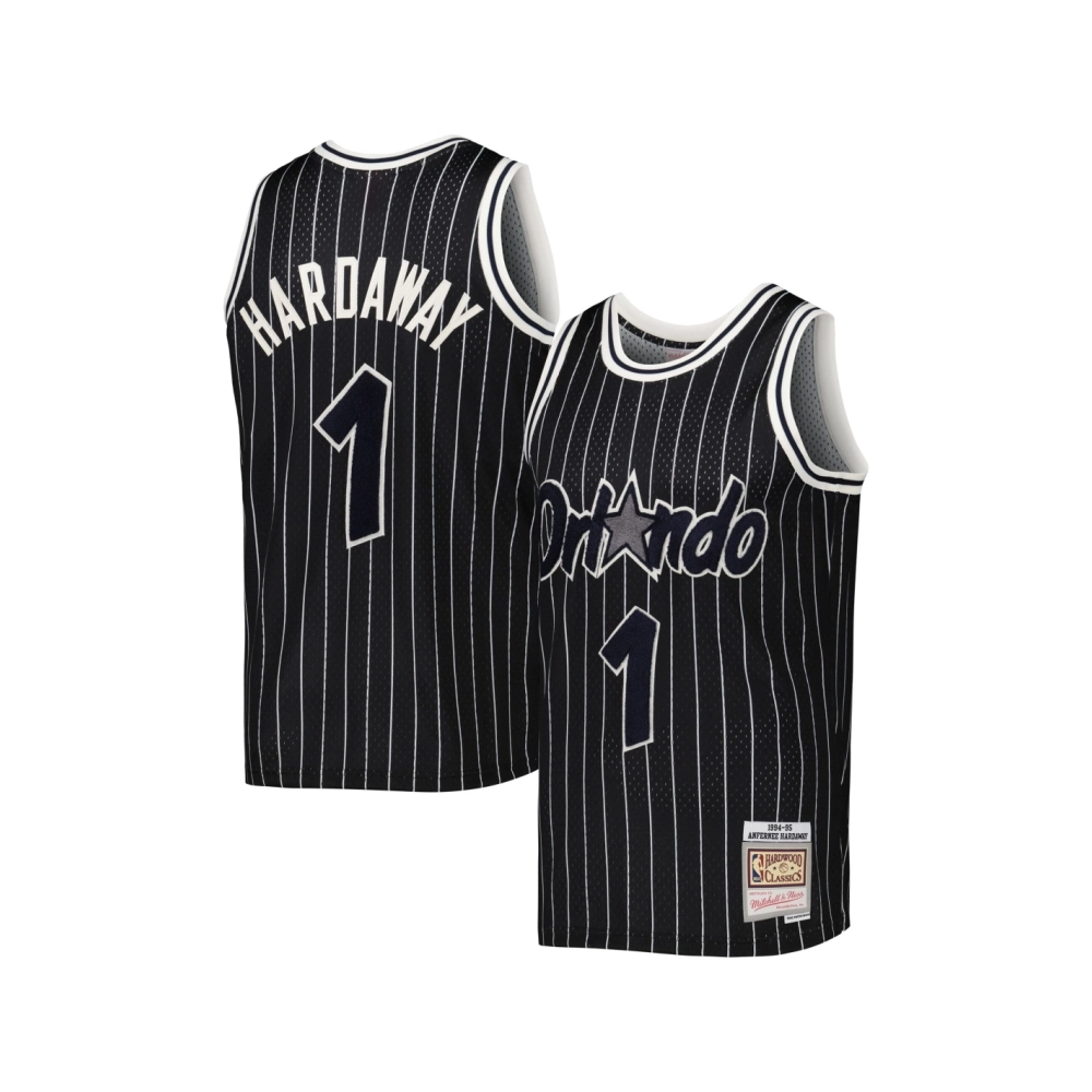 Mens Orlando Magic Penny Hardaway Black 1994-95 Hardwood Classics Off-Court Swingman Jersey,Orlando Magic,NBA,JERSEY with free s