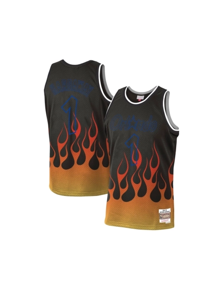 Mens Orlando Magic Penny Hardaway Black 1994 95 Hardwood Classics Flames Swingman Jersey,Orlando Magic,NBA,JERSEY with free ship