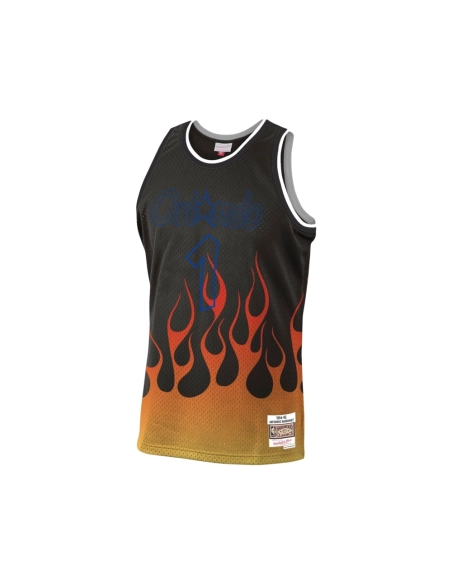 Mens Orlando Magic Penny Hardaway Black 1994 95 Hardwood Classics Flames Swingman Jersey,Orlando Magic,NBA,JERSEY with free ship